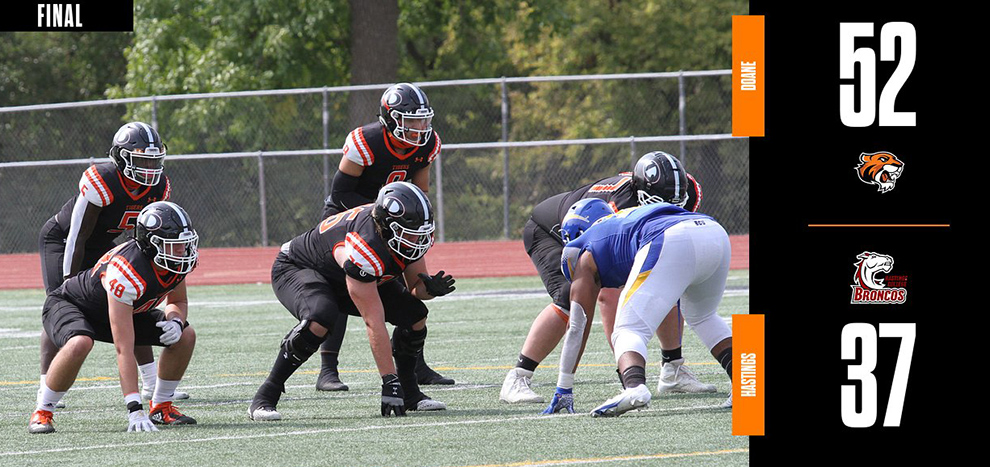 Football Rushes Past Hastings