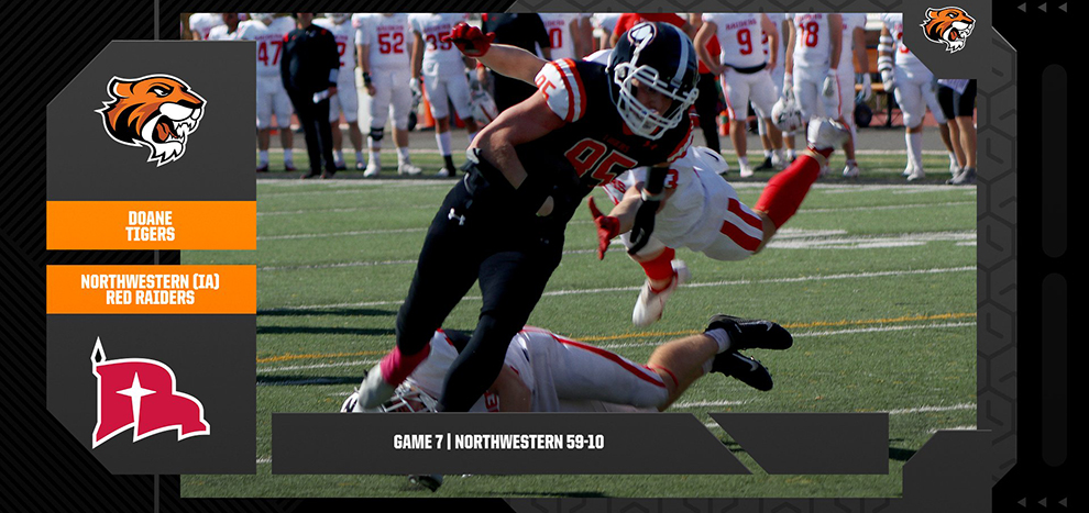 Football Falls to No. 4 Northwestern