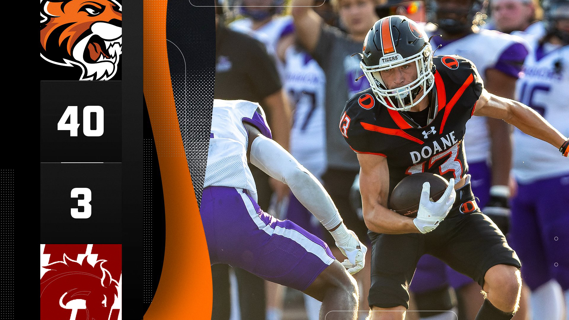Football Uses Complete Game Effort to Roll Past Hastings