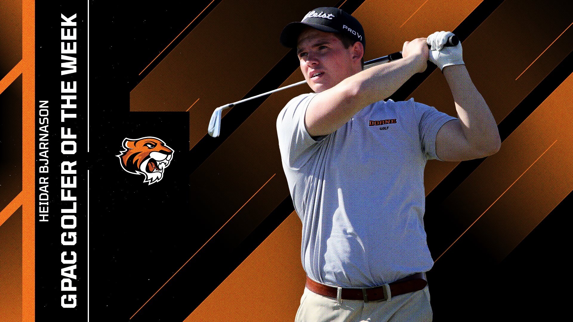 Bjarnason Named GPAC Men's Golfer of the Week