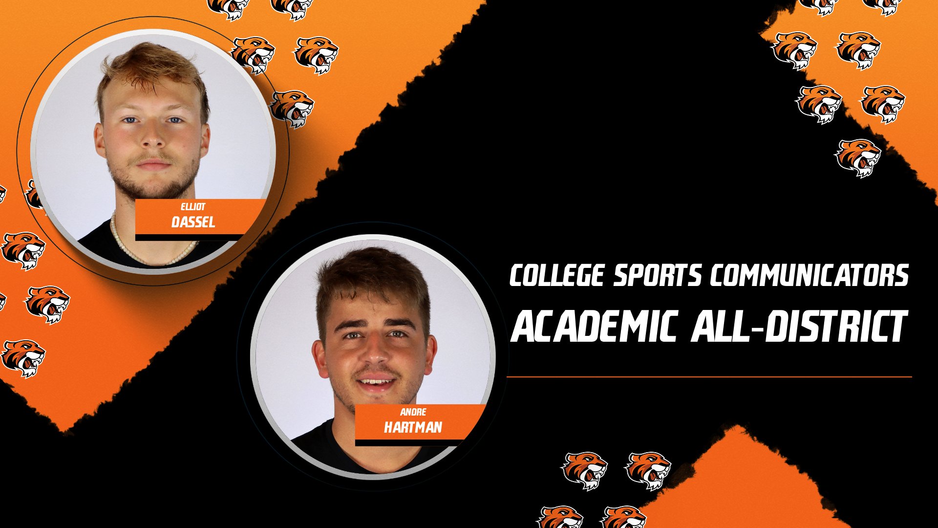 Duo Named CSC Academic All-District for Men's Tennis