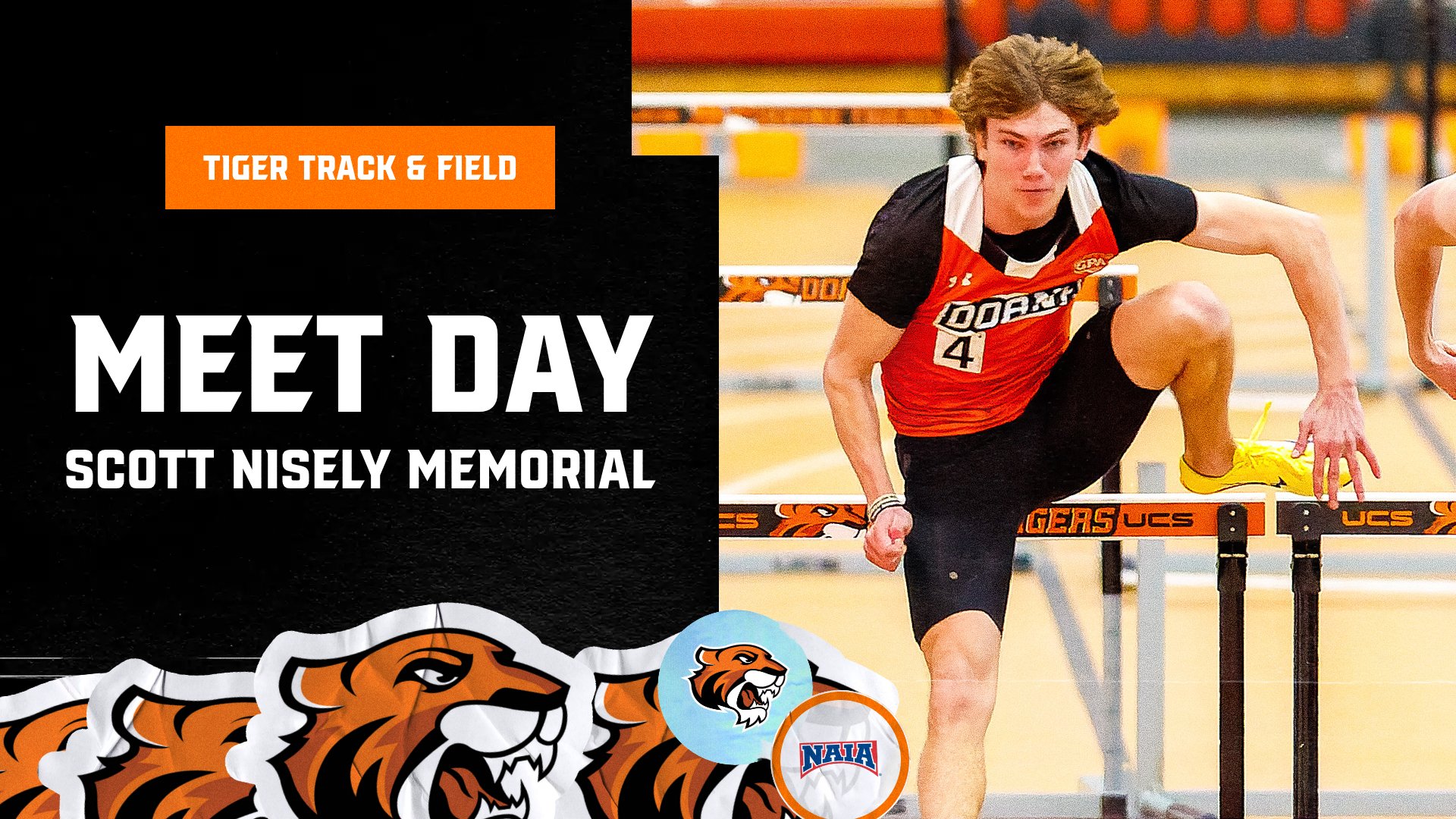 Men's Track & Field in Action at Home for Scott Nisely Memorial