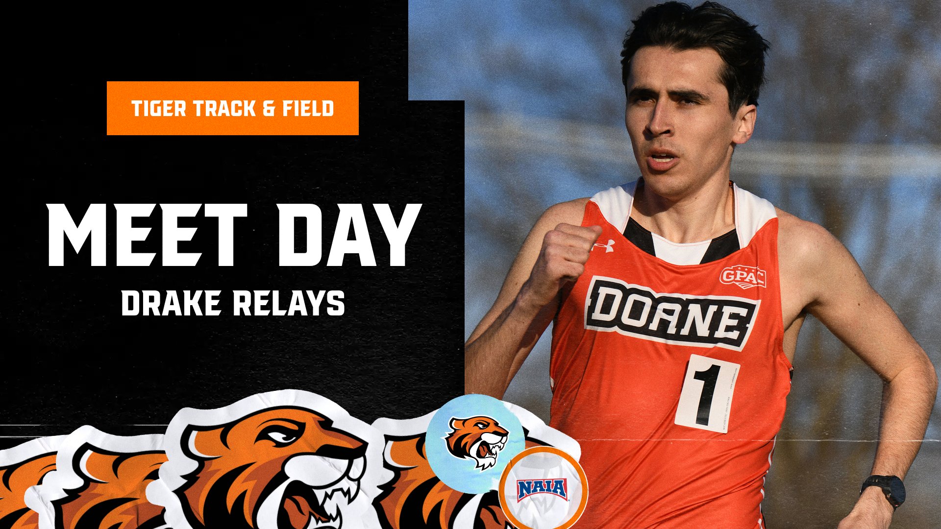 Men's Track and Field Represented at the Drake Relays