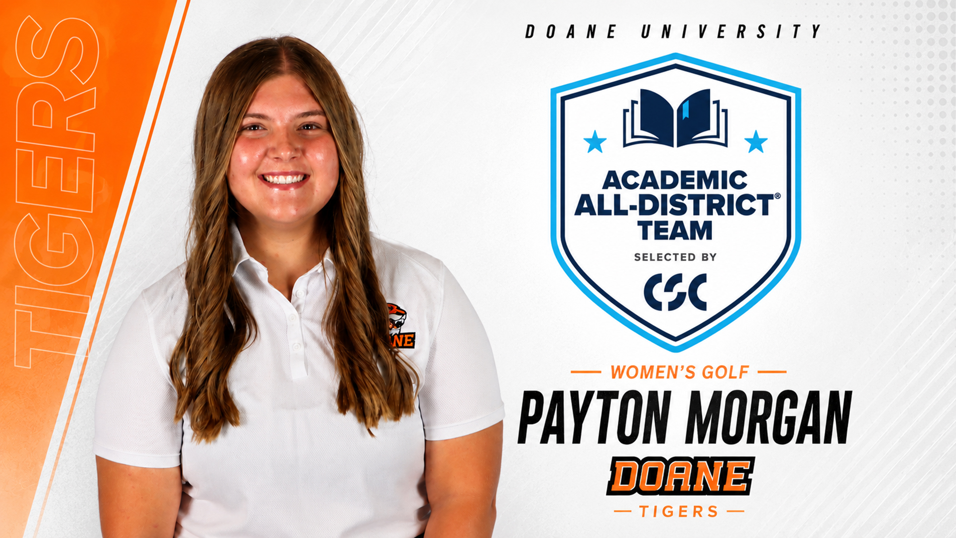 Morgan Received Academic All-District Honors