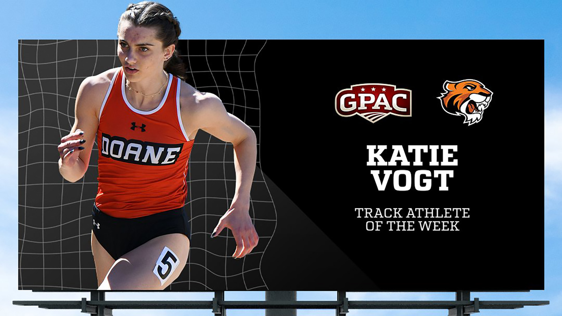 Vogt Named GPAC Track Athlete of the Week