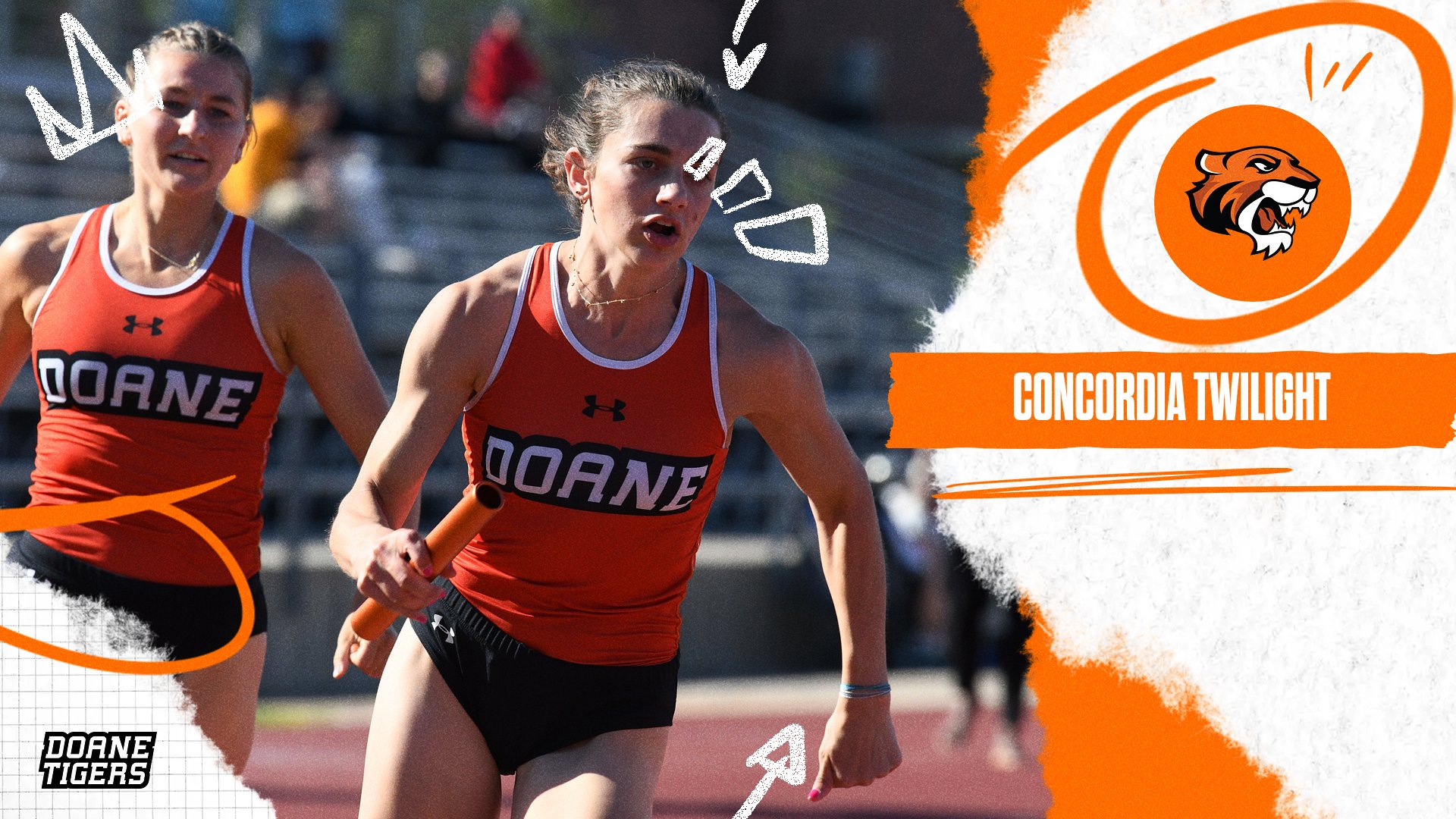 Women's 4x100m Breaks School Record at Concordia Twilight