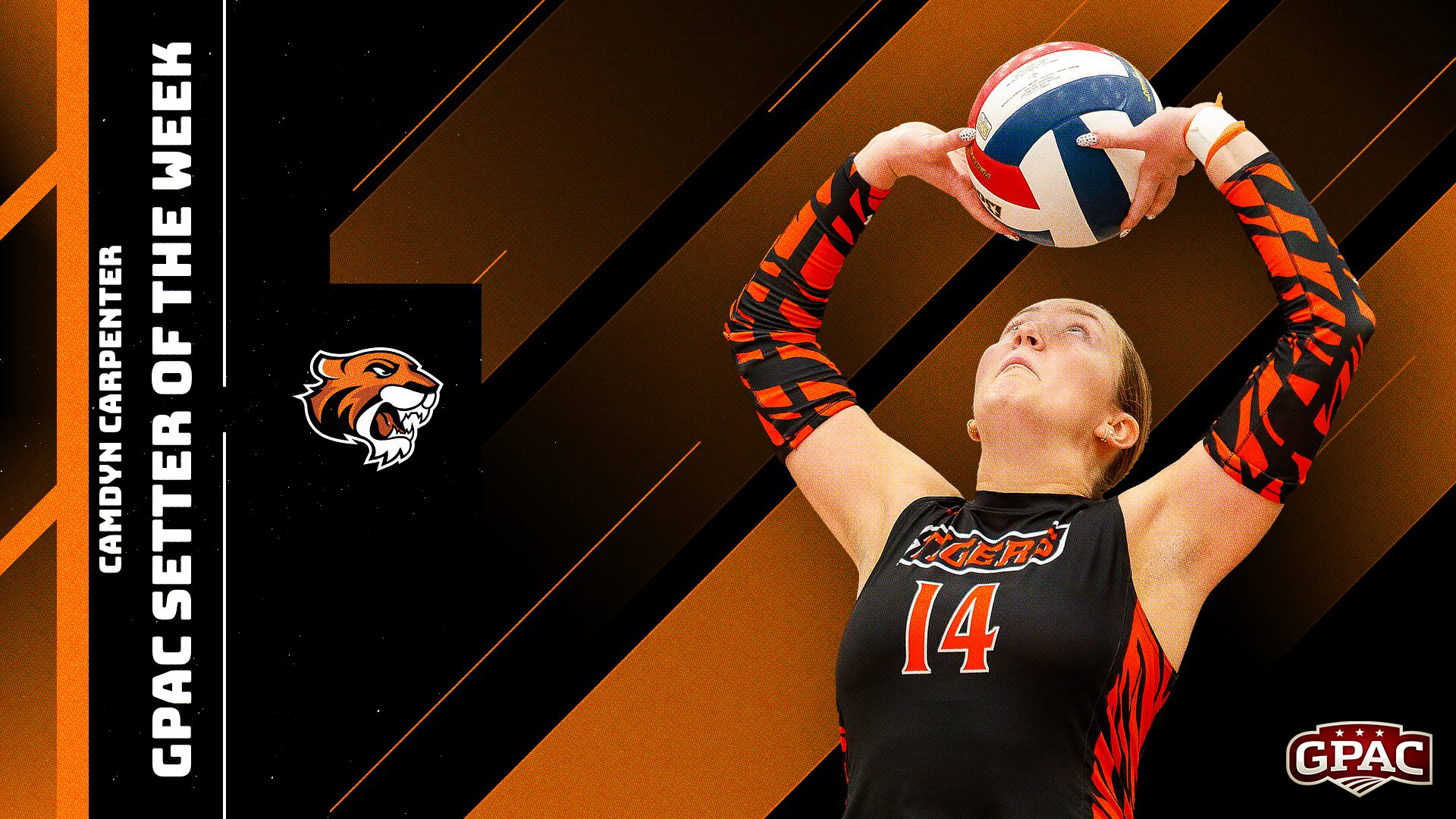 Carpenter Named GPAC Setter of the Week