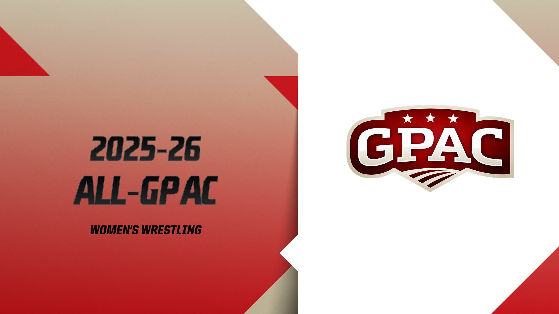 Women's Wrestling Sweeps GPAC Season Honors